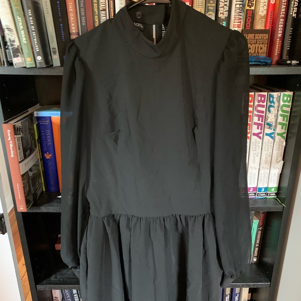 Black goth dress